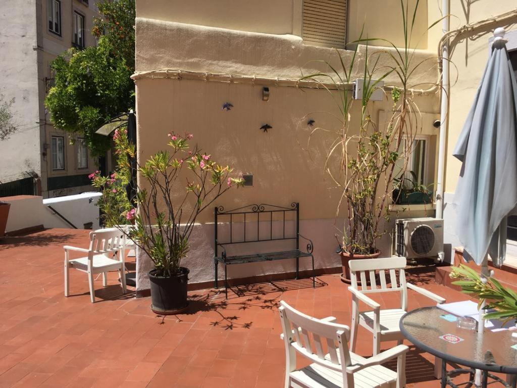 リスボンCosta Do Castelo Terrace, Em Rua Dos Lagares 8アパートメント エクステリア 写真