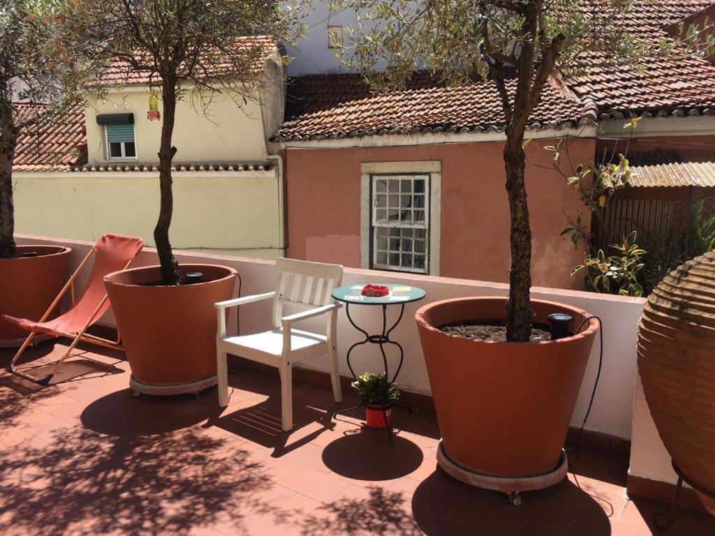 リスボンCosta Do Castelo Terrace, Em Rua Dos Lagares 8アパートメント エクステリア 写真